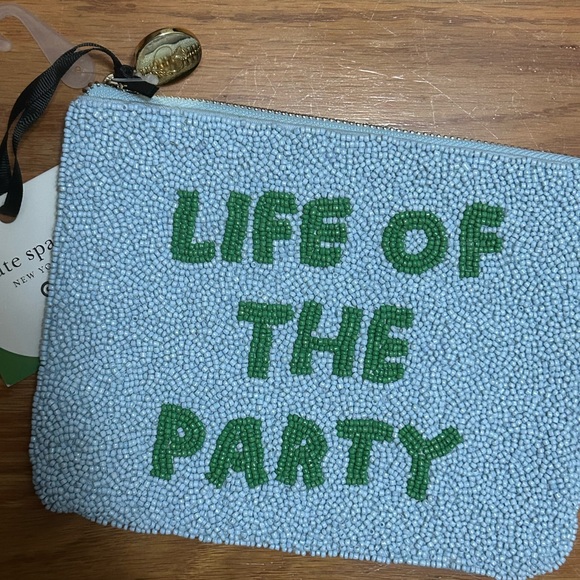 Kate Spade Blue and Green Party Clutch - Picture 2 of 2